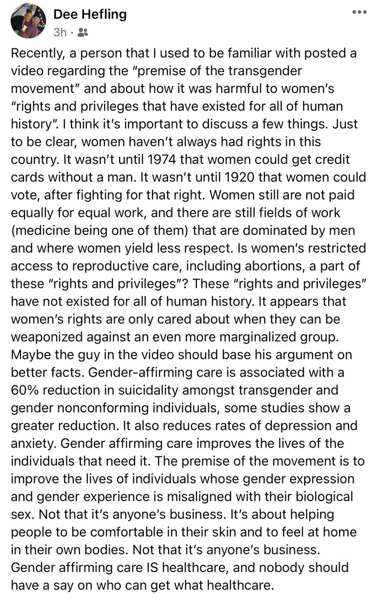 I said what I said. #periodt #translivesmatter #TransVisibility #GenderAffirmingHealthcare #Dontcomeforusifwedidntsendforyou