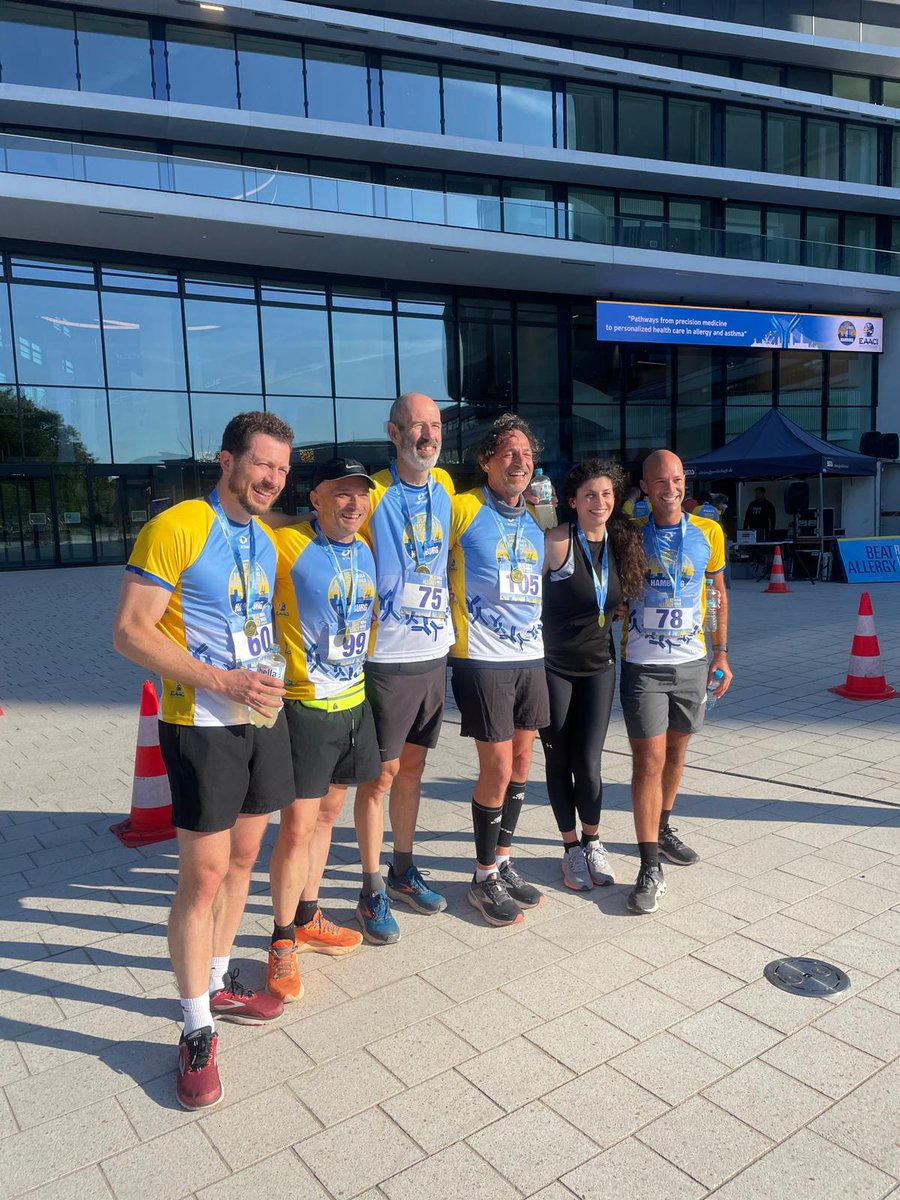 With #Angioedema #HAE expert colleagues at the #EAACI2023 #beatallergyrun2023