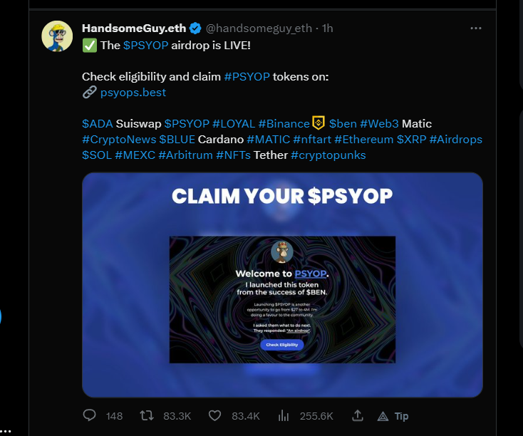 HimelsteinMatt's tweet photo. #scam #hack #Scam #hack  #RUn #donotClaim
#itsALLBOTsinthecomments 
#Crypto
#Web3 #StanduptoStoopid 
#btc #altcoins #BitBoy #whySoSerious https://t.co/asNzgSOz5z