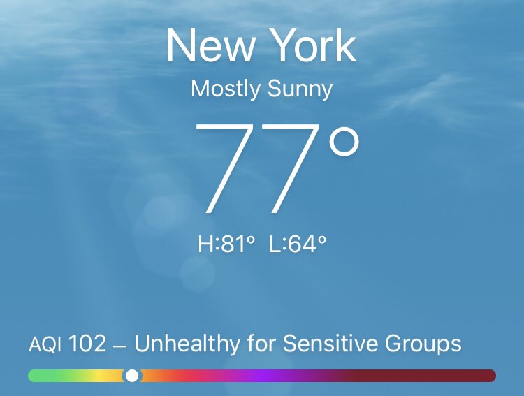 Dana Parish on Twitter "⚠️ 🔥 Air quality bad again.🔥⚠️ Windows closed