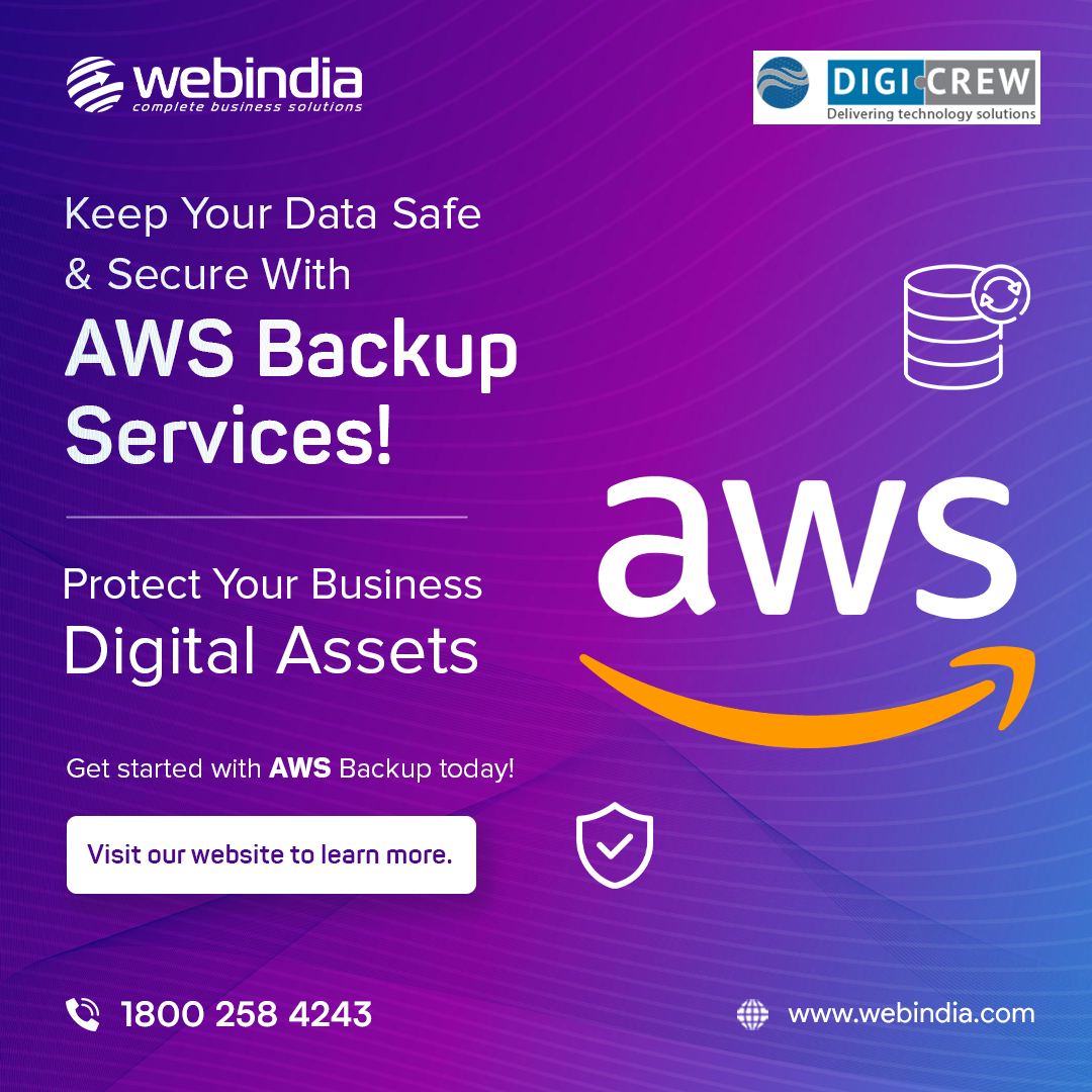 webindiaservice's tweet image. With AWS Backup, you can centralize your backup management, automate your backup jobs and ensure that your data is always protected.
#awsbackup #awsbackupservice #awsbackupsolution #backupmanagementsolutions #backupsolutions #backupandrecovery #webindia #digicrew