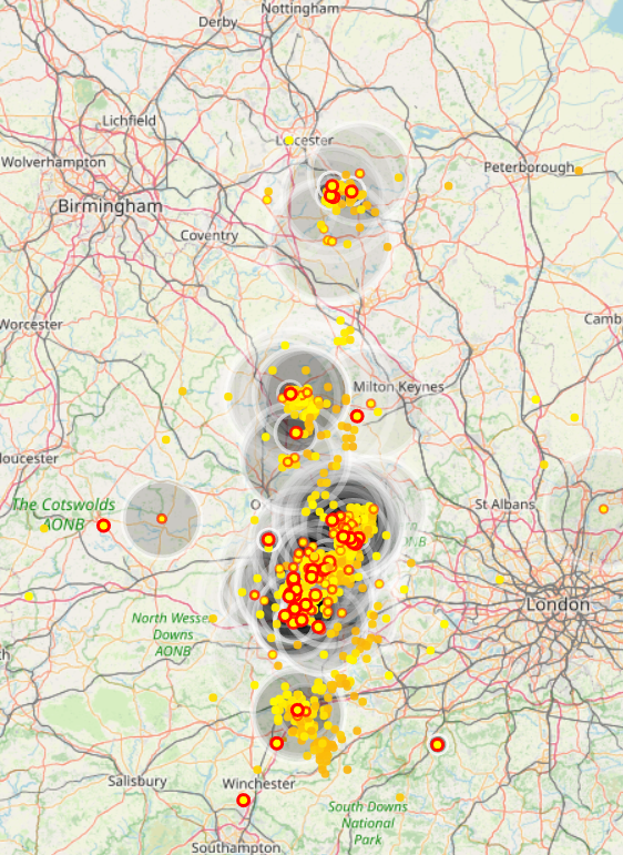 UK Thunderstorm Updates on Twitter "Really strong storms erupting in