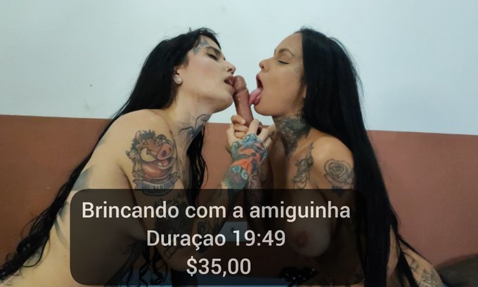 Quem ai gosta de uma brincadeira entre amigas ?? Voces pediram e a gente realizou . Tem v&iacute;deo novo com<a href="/tag/morena"class="tags"><span>#morena</span></a><a href="/tag/tatuada"class="tags"><span>#tatuada</span></a><a href="/tag/masturbacionfemenina"class="tags"><span>#masturbacionfemenina</span></a><a href="/tag/gravidinha"class="tags"><span>#gravidinha</span></a>