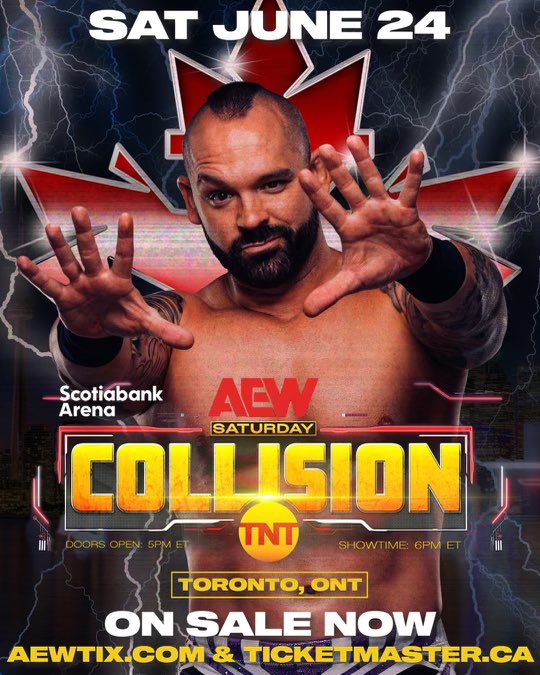 Ohh 🇨🇦 @AEW @tntdrama #AEWCollision