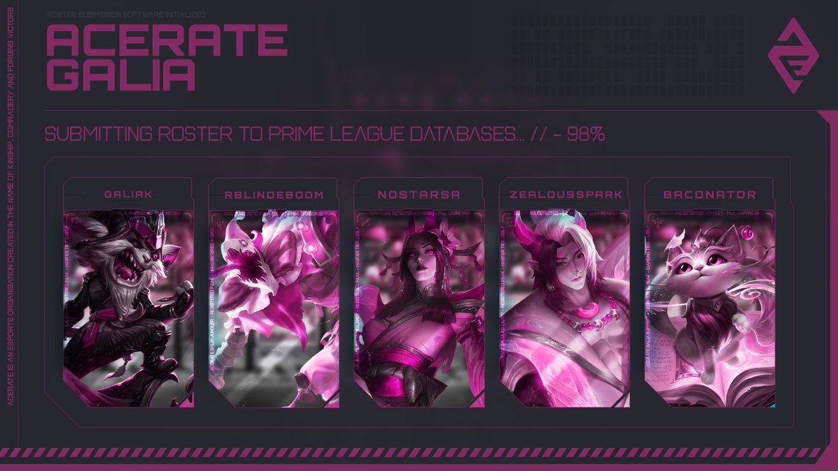 Acerate eSports tweet media
