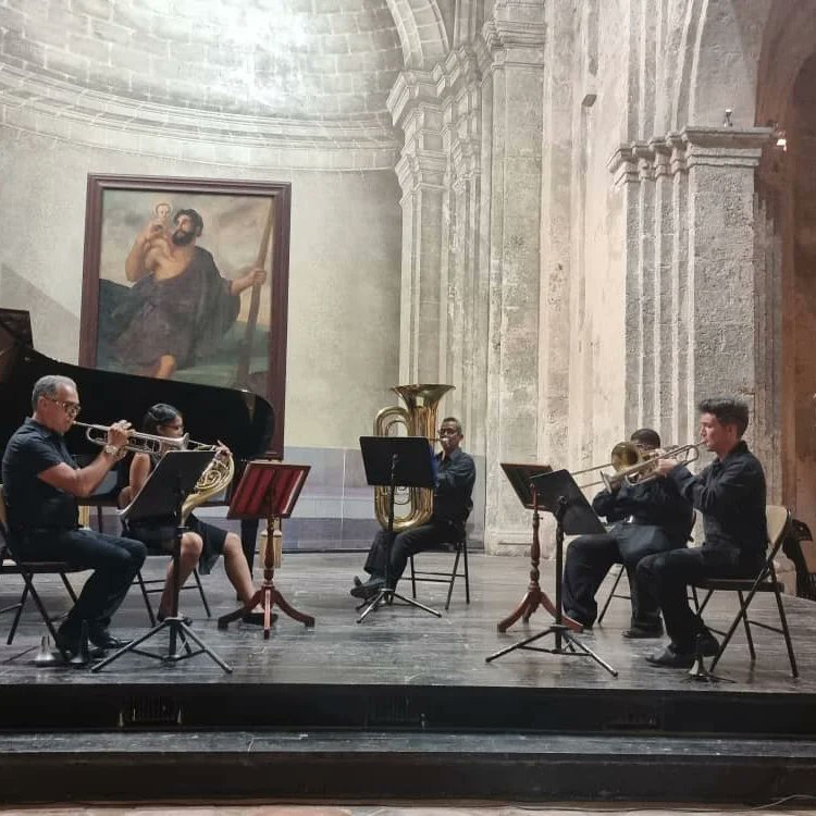 Concierto anoche con "Habana Brass"