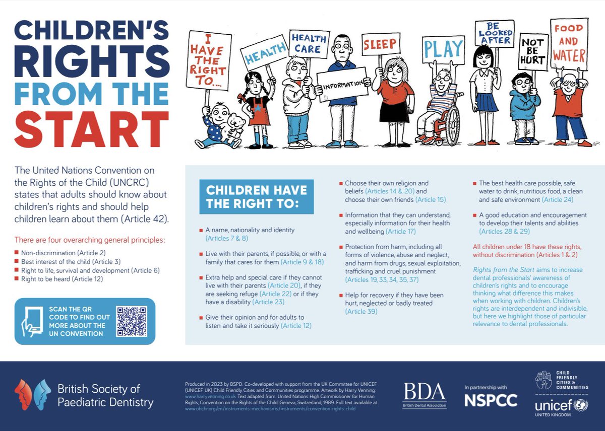 Look out for @bspduk’s #RightsFromTheStart #factsheet with the BDJ this week.

Pls don’t throw it in recycling. At least first:
-Read it
-Discuss with your team
-Pin it to a notice board
-Change something you do

Then you can 🗑️,🔥 or ♻️. But best ♻️. TY
bspd.co.uk/Rights-from-th…