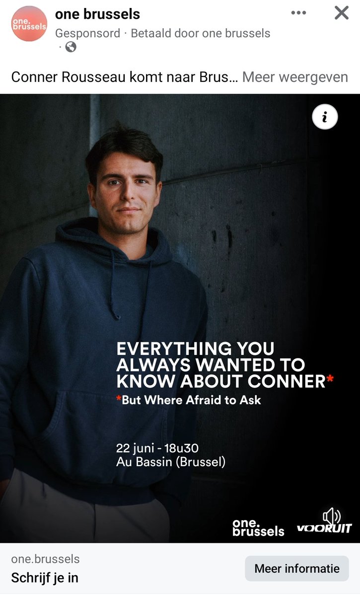 Doe je reclame dan gewoon in het Nederlands als je geen Engels kan