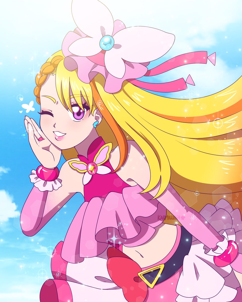 Butterfly 🦋💖

#precure #HirogaruSkyPrecure #プリキュア　#ひろプリ