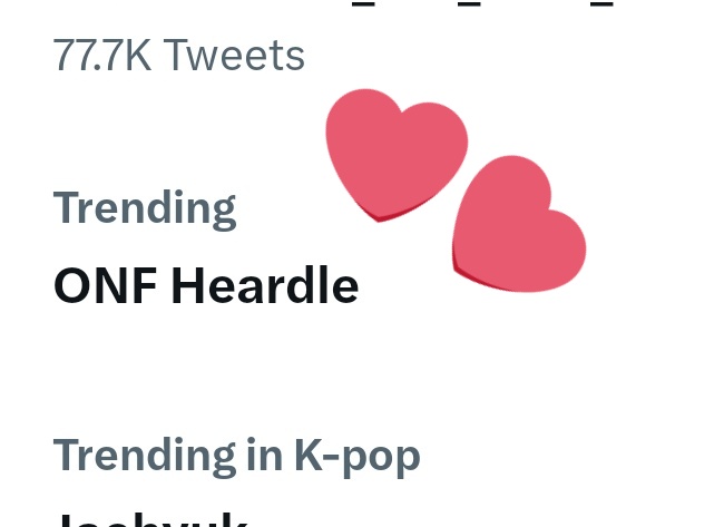 👀 

ONF heardle trending ????

#ONF #온앤오프