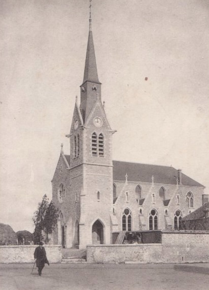 Mise en ligne sur notre site du dépouillement filiatif des mariages de Mignières pour la période 1863-1902 : 132 nouveaux mariages filiatifs #genealogie #EureetLoir #Beauce Ci-dessous l'église St-Gervais et St-Protet de Mignières