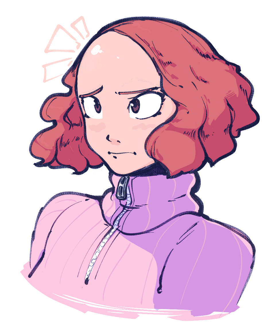 Haru is thinking