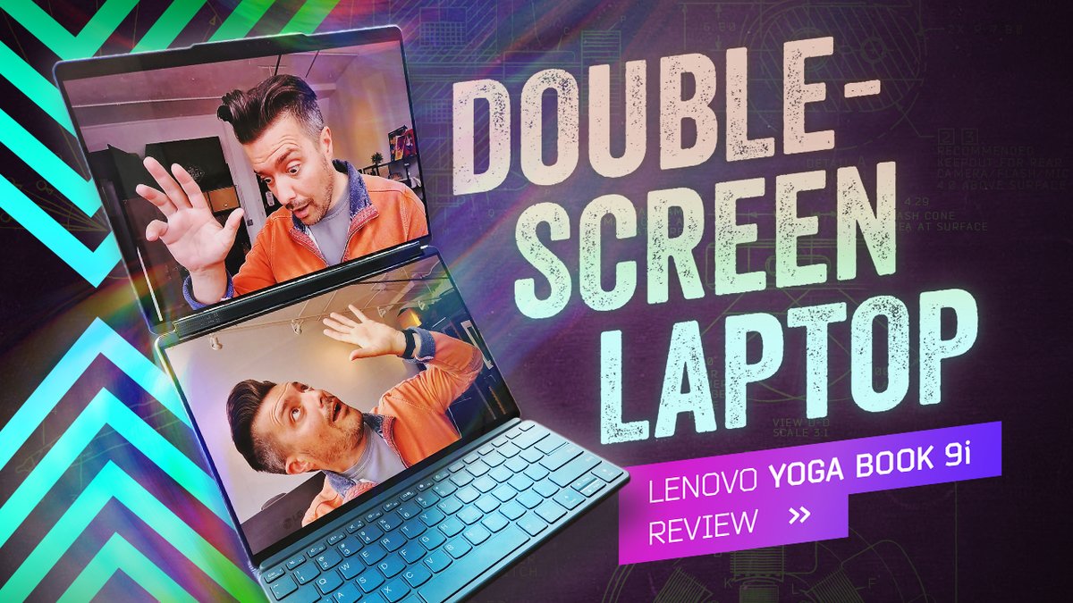 Yes, it's 'the Surface Neo we never got' – but it's *also* a great laptop for folks who got used to dual desktops during WFH & want to take that convenience on the road! (or on the river! 🚢 or the regional jet! ✈️) My Yoga Book 9i Review premieres NOW youtu.be/gkiTWVDauV0