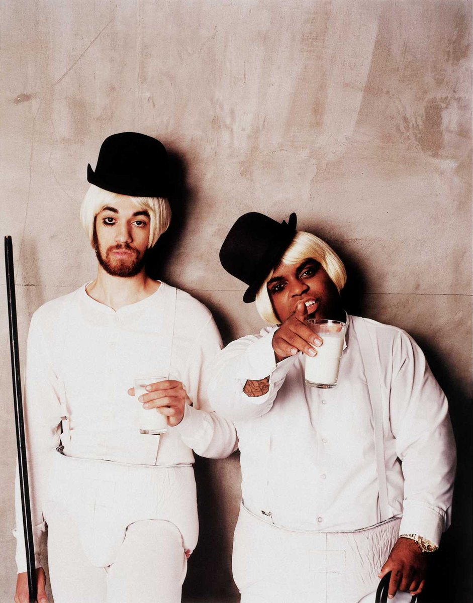 “I related to 'A Clockwork Orange' in a personal way. I was a bit of a thug growing up. It's taken some reform for me. Thank God for artistry and creativity as an outlet.” - CeeLo Green.

 @ceelogreen  

#CeeLoGreen #DangerMouse #GnarlsBarkley #clockworkorange #movie #cinema