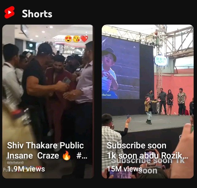 This short cross +1.9M views on yt.
#ShivThakare #ShivThakareKKK13 
#ShivThakareInRoadies 
#KKK13WithShivThakare