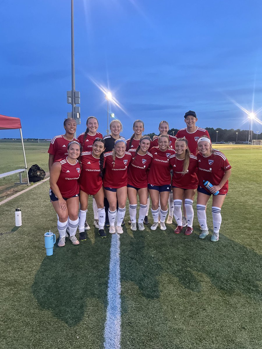 Great game in Tulsa with a 3-0 win. Felt great to be playing with some highly competitive girls! <a href="/WPSL/">Women’s Premier Soccer League</a> @FCDwomen