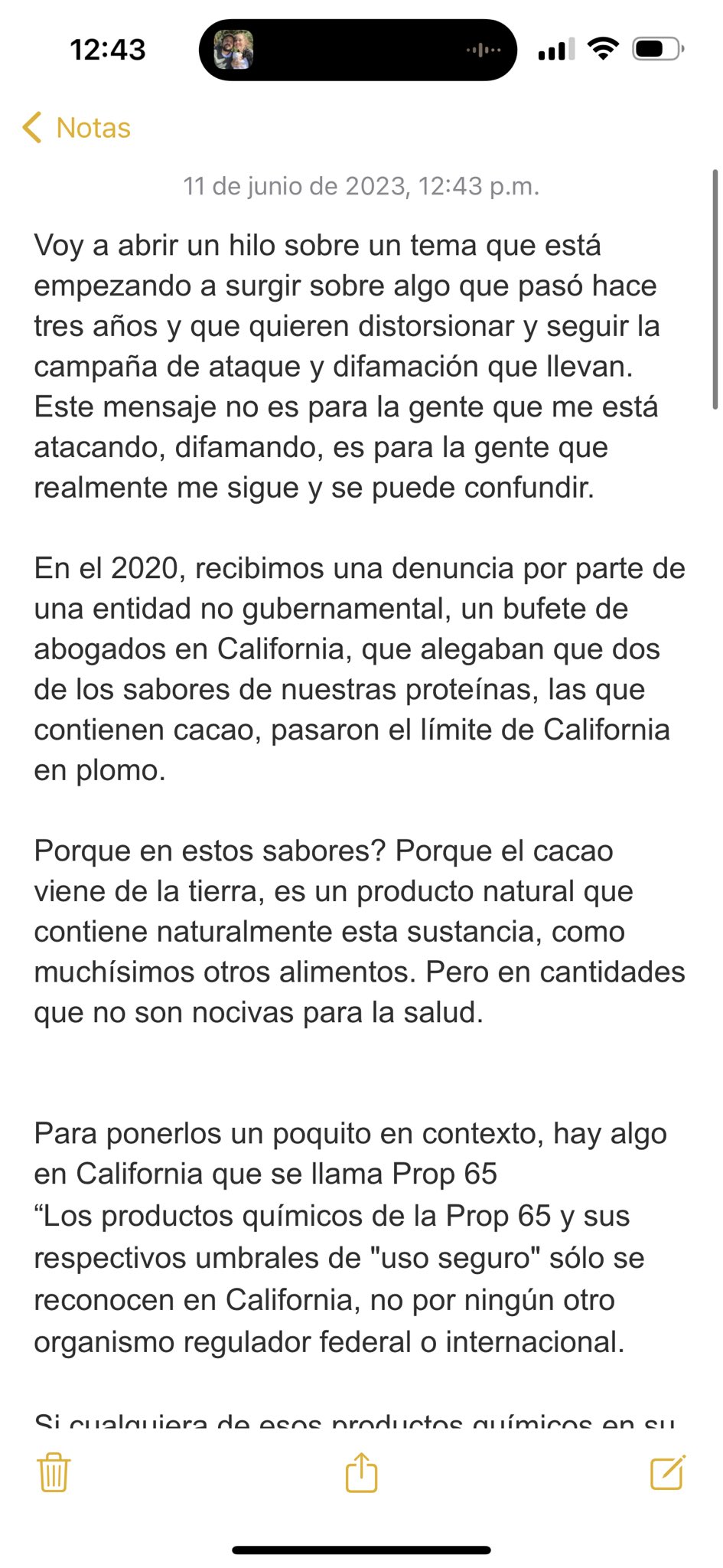 Estoy donde estoy por la gente que me sigue”: Sascha Barboza