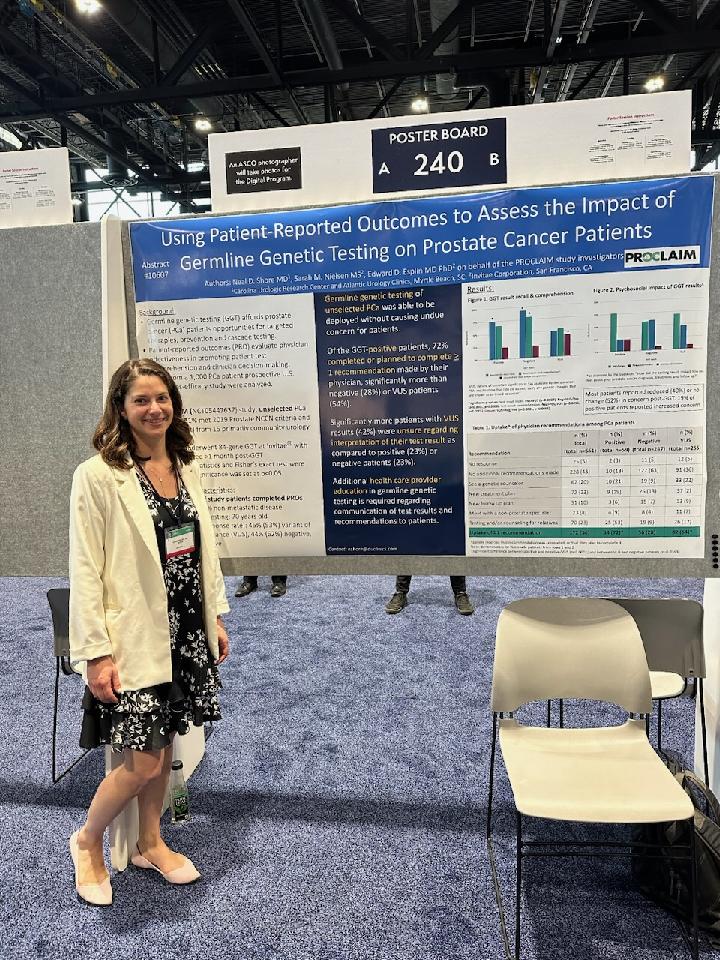 #PatientReportedOutcomes from #PROCLAIM trial of #universal #germline #genetictesting in #patients w/ #prostatecancer (#PCa)

72% PGV positive #patients completed/planned to complete 1 or more physician recs

92% #patients' said test results reduced or didn't impact their #PCa…