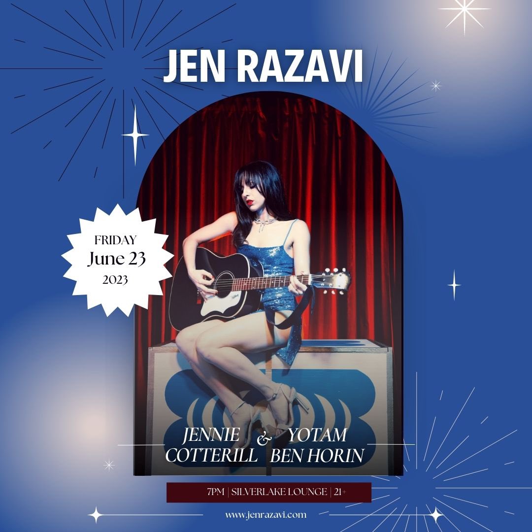 Up next.. Los Angeles! June 23rd at Silverlake Lounge with Jennie Cotterill &amp; Yotam Ben Horin