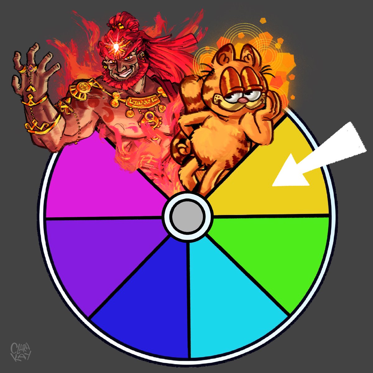 clarabellumsart's tweet image. after some heated battle at the polls, garfield won out. what a pairing we’ve got here so far LMAO

gimme some yellow fellows 👀 #characterart #colorchallenge