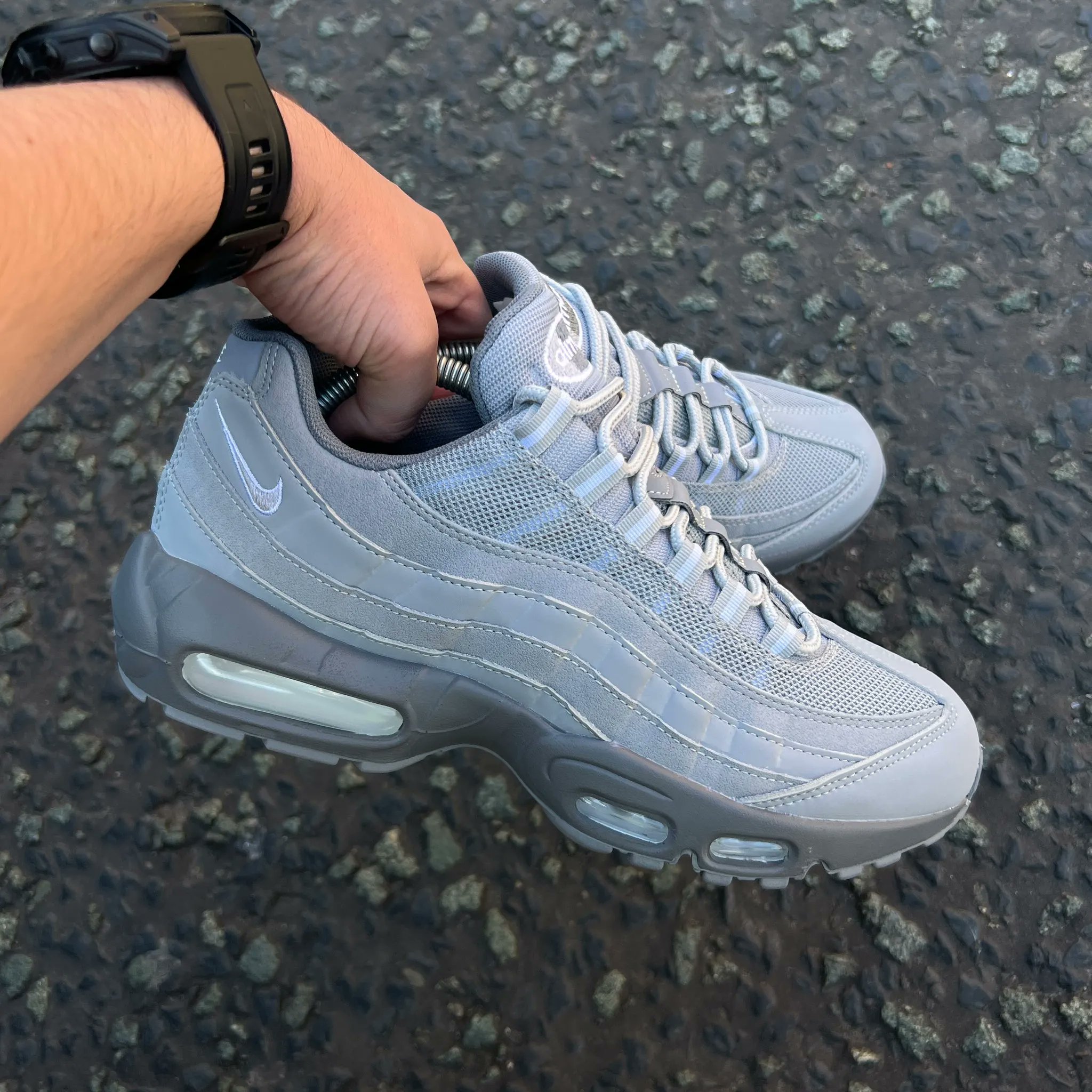 Nike air max 9 essential cool grey best sale