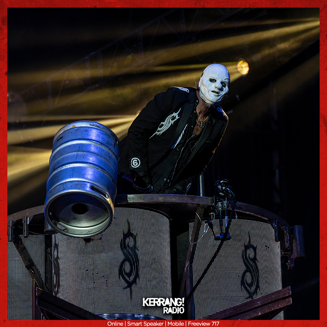 KerrangRadio's tweet photo. Great to see Clown back on stage with @slipknot at @DownloadFest tonight 🤘
#DL20 https://t.co/URYTsxMlax