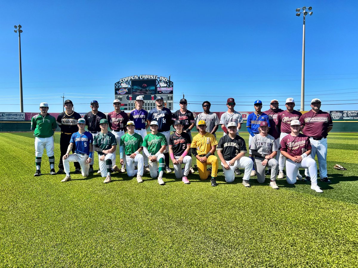 ChrisThomasson7's tweet photo. A look at the team photos for the CBCA All-Star Baseball and Softball Teams.

The games are set to start at 5 PM at Cabaniss. #3SportsBlitz https://t.co/tEpeFke8Ss