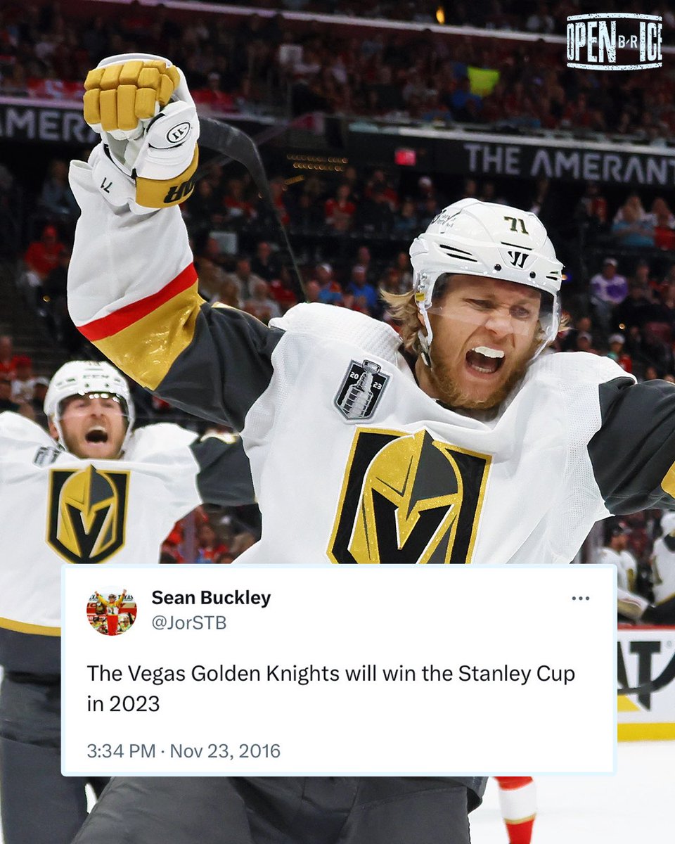 B/R Open Ice on Twitter "What a wild, potentially true prediction