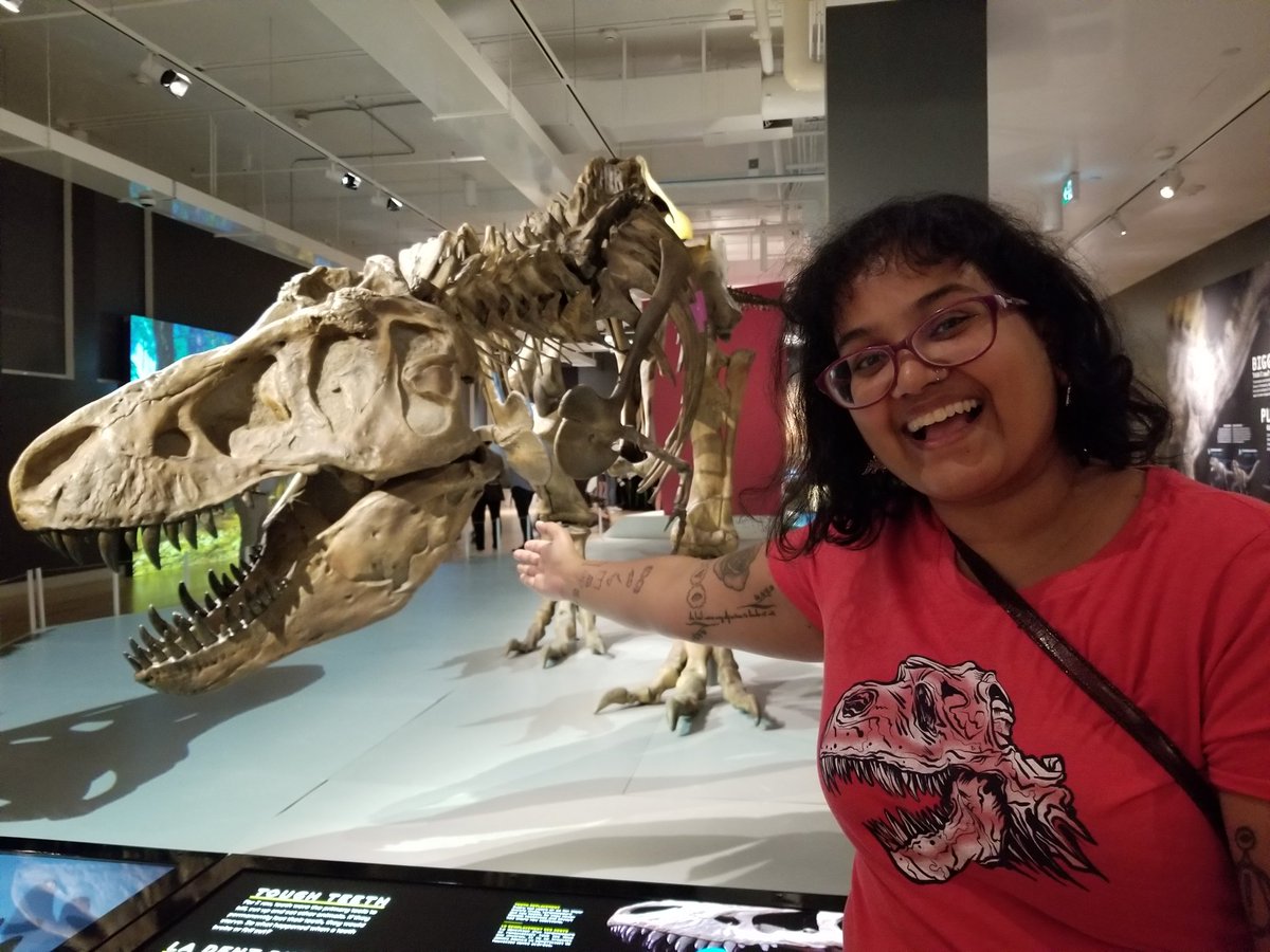 Just need everyone to know I wore a <a href="/SUEtheTrex/">SUE the T. rex</a> t-shirt to the <a href="/ROMtoronto/">Royal Ontario Museum</a> to see the t-rex exhibit because I take dinos very seriously. 🦖