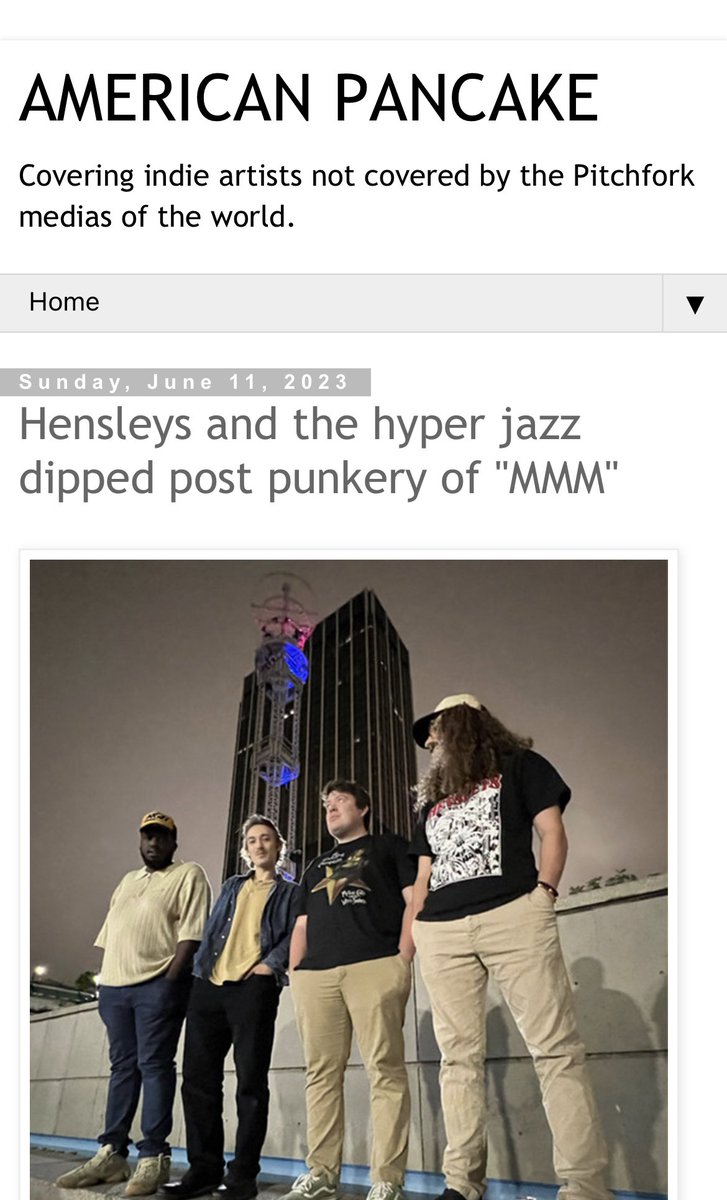 hensleysatl's tweet photo. American Pancake wrote about our new single “MMM”.

Read the review here: https://t.co/IX0qiUUzXr https://t.co/47PKp328Wr