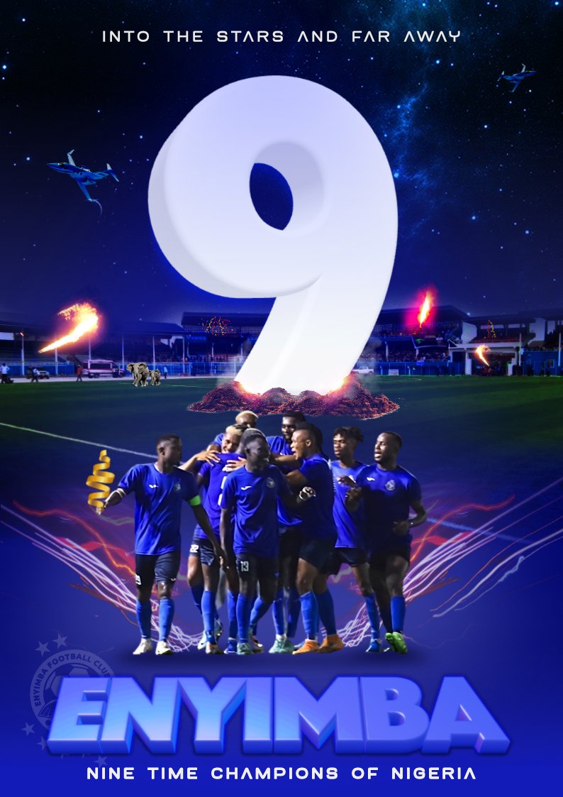 IgboHistoFacts's tweet photo. Enyimba FC clinched her 9th Title.

Enyimba FC of Aba, today made history as the first Nigerian football club to win the coveted NPFL trophy for a record ninth time. They're the most successful Nigerian football club ever.

Enyimba, enyi!

Let's Retweet to celebrate Enyimba FC https://t.co/ndzkiNIaMt