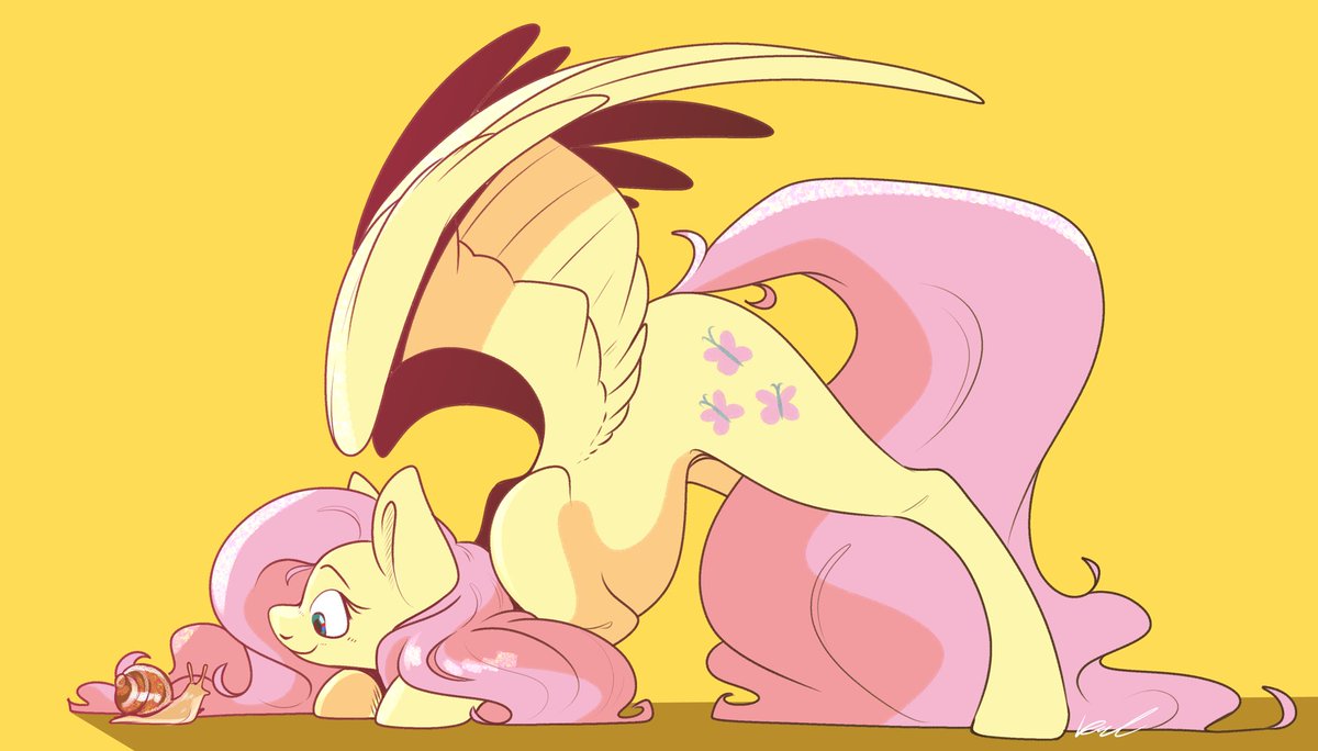 FLUTTERSHY NOO FLUTTERSHY STOP DONT LET THE SNAIL TOUCH YOU OH GOD FLUTTERSHY PLEASE IM BEGGING NOOO STOOPP
