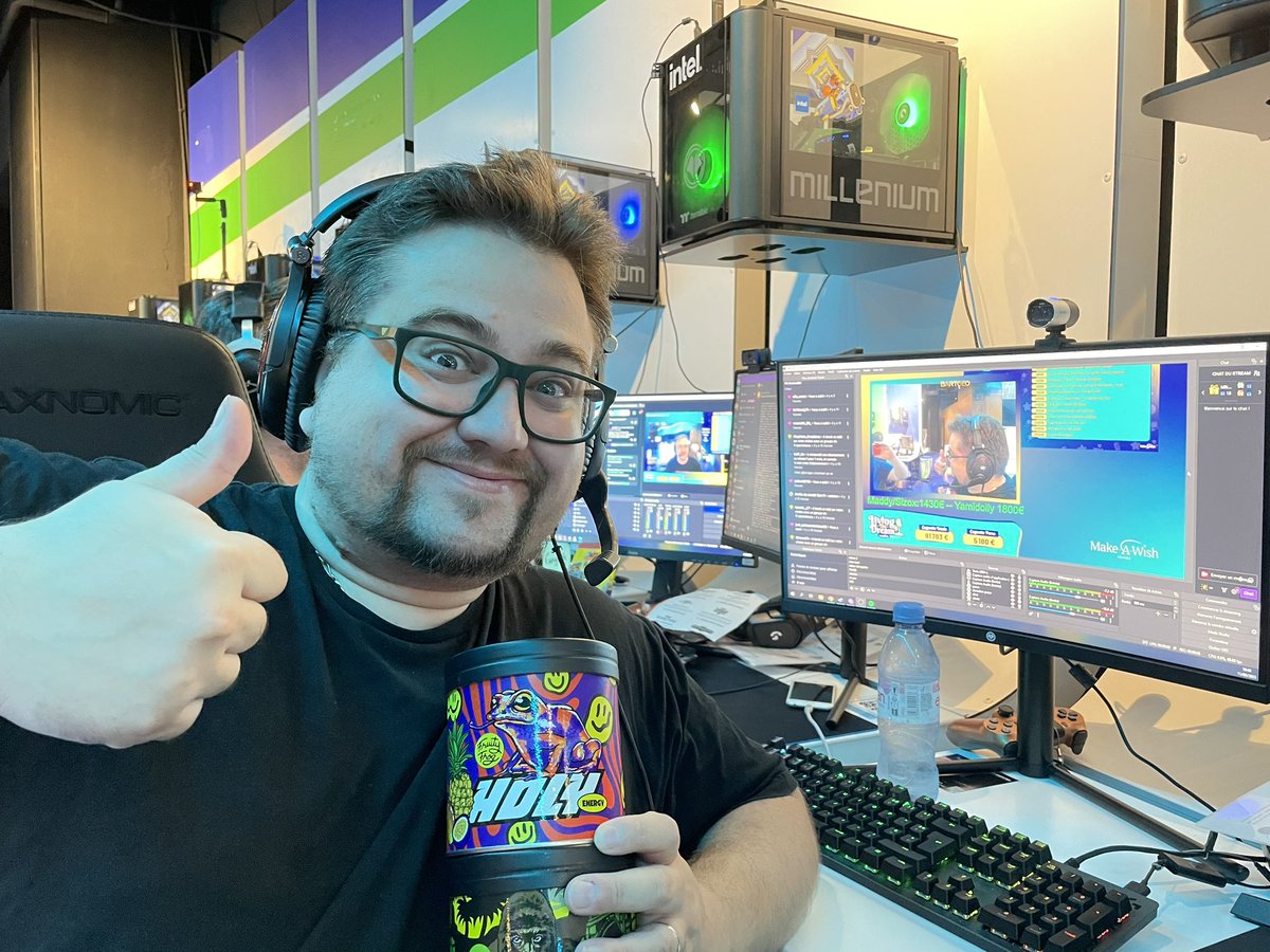 BartGeo (@bartgeo) on Twitter photo 130 000 euros récoltés !!!! Merci pour cet event incroyable, je sais pas quoi dire à part merci. Merci à ma commu vous êtes magnifique 😍 6230 euros c’est insane. On revient l’année prochaine pour les 200k <a href="/espotparis/">ESpot</a> <a href="/MakeAWishFrance/">Make-A-Wish France</a> <a href="/holysquad_fr/">HOLY Squad France®</a> 130 000 euros récoltés !!!! Merci pour cet event incroyable, je sais pas quoi dire à part merci. Merci à ma commu vous êtes magnifique 😍 6230 euros c’est insane. On revient l’année prochaine pour les 200k <a href="/espotparis/">ESpot</a> <a href="/MakeAWishFrance/">Make-A-Wish France</a> <a href="/holysquad_fr/">HOLY Squad France®</a>