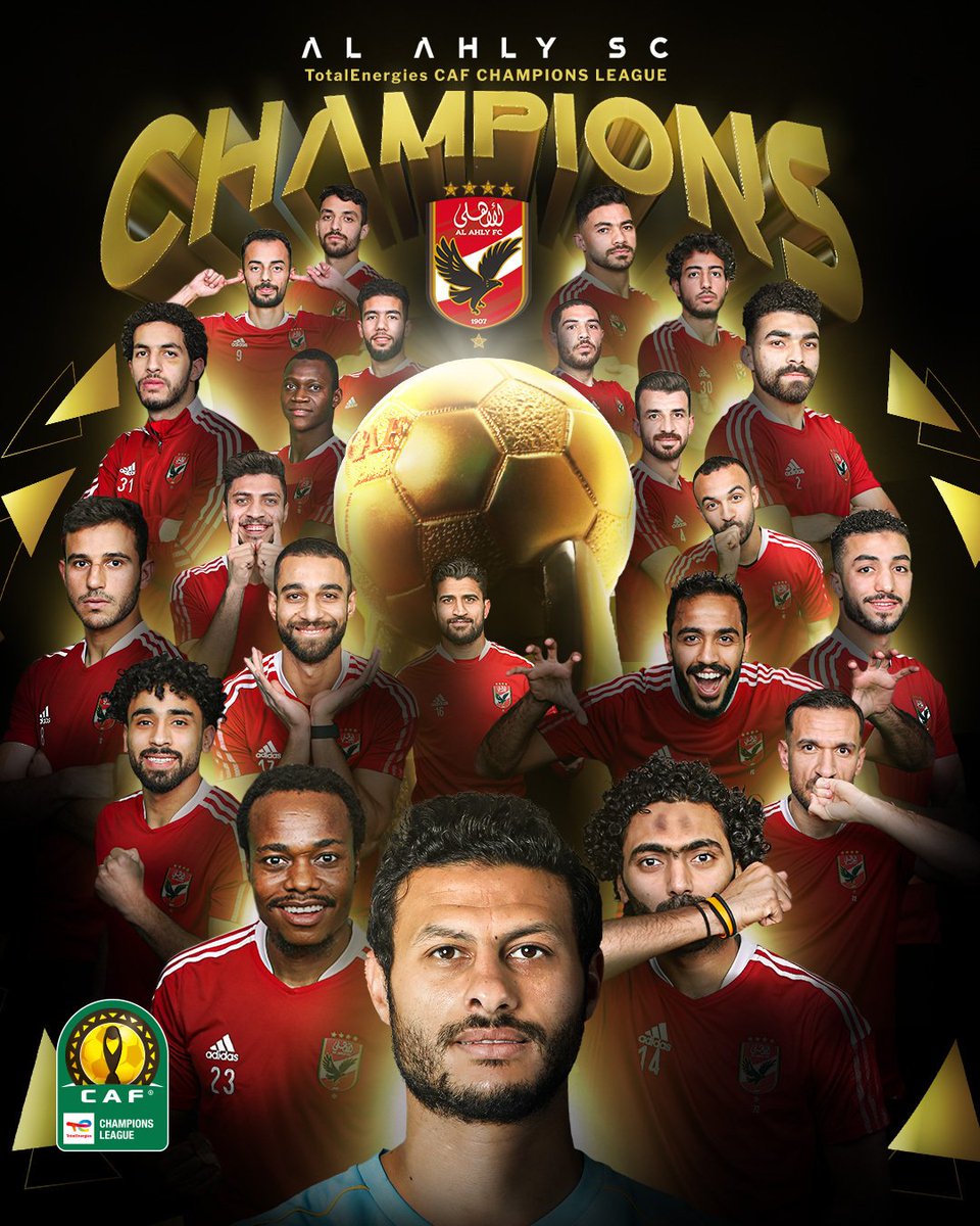 ابن النادي الاهلي 🇵🇸 (@alahly1egyp) on Twitter photo 🏆 اللقب الحادي عشر! 🏆
الأهلي بطلًا لدوري أبطال إفريقيا 2023/22! 👏🇪🇬
مجدُ جديد يُضاف إلى ماضٍ حافل. 🤩
#TotalEnergiesCAFCL | <a href="/AlAhlyEnglish/">Al Ahly SC 🇬🇧</a> 🏆 اللقب الحادي عشر! 🏆
الأهلي بطلًا لدوري أبطال إفريقيا 2023/22! 👏🇪🇬
مجدُ جديد يُضاف إلى ماضٍ حافل. 🤩
#TotalEnergiesCAFCL | <a href="/AlAhlyEnglish/">Al Ahly SC 🇬🇧</a>