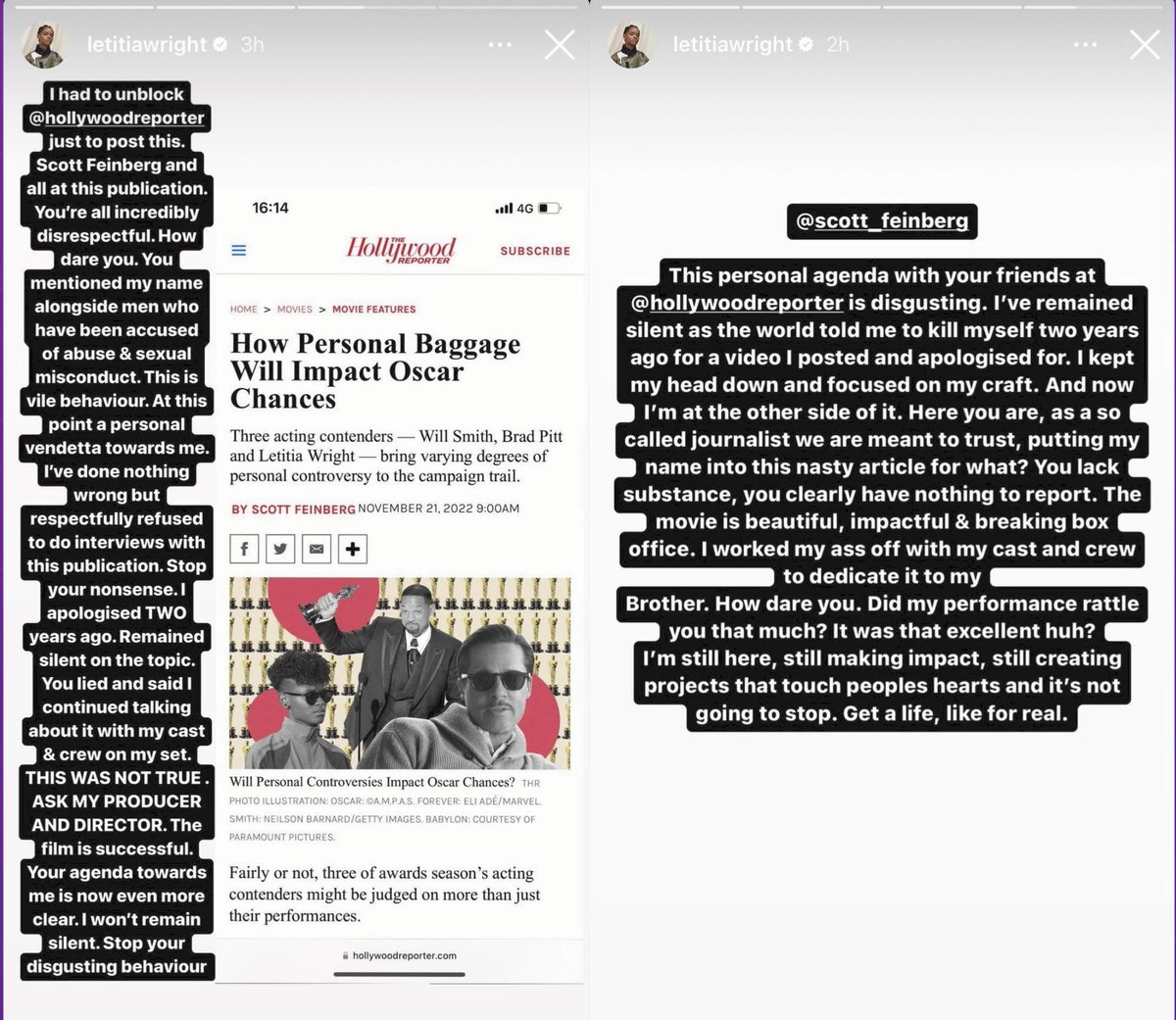 Nothing pisses off these outlets more than being ignored.

#LetitiaWright proved this last year when she called out The Hollywood Reporter directly for their deplorable behavior in trying to target her and #WakandaForever with this exact type of weasel-journalism that we continue…