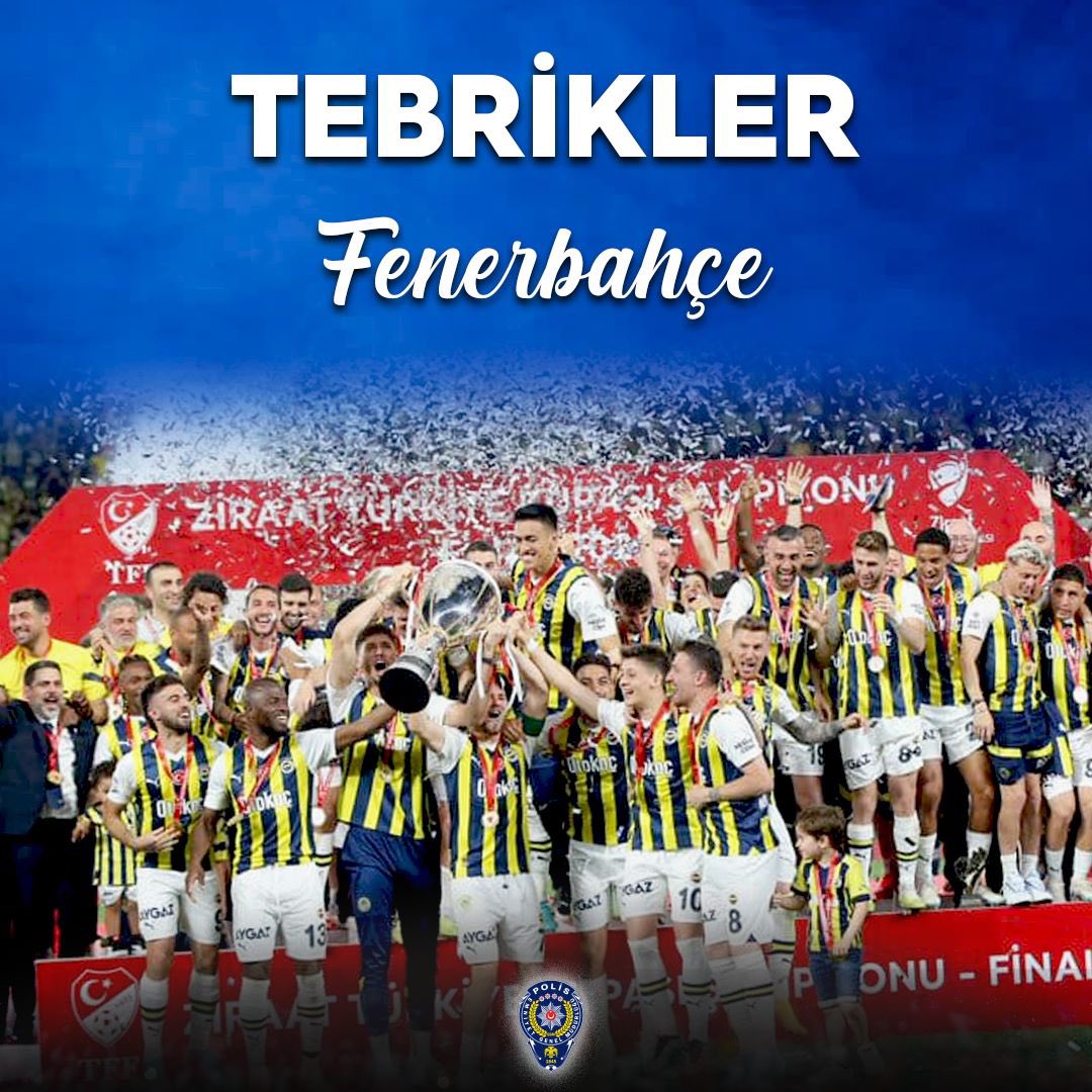 Tebrikler #Fenerbahçe 💛💙

#ZiraatTürkiyeKupası Sarı Lacivertlilerin🏆

@Fenerbahce👏