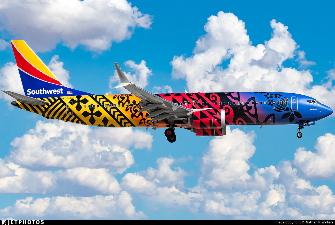 Southwest’s Hawaii-themed livery