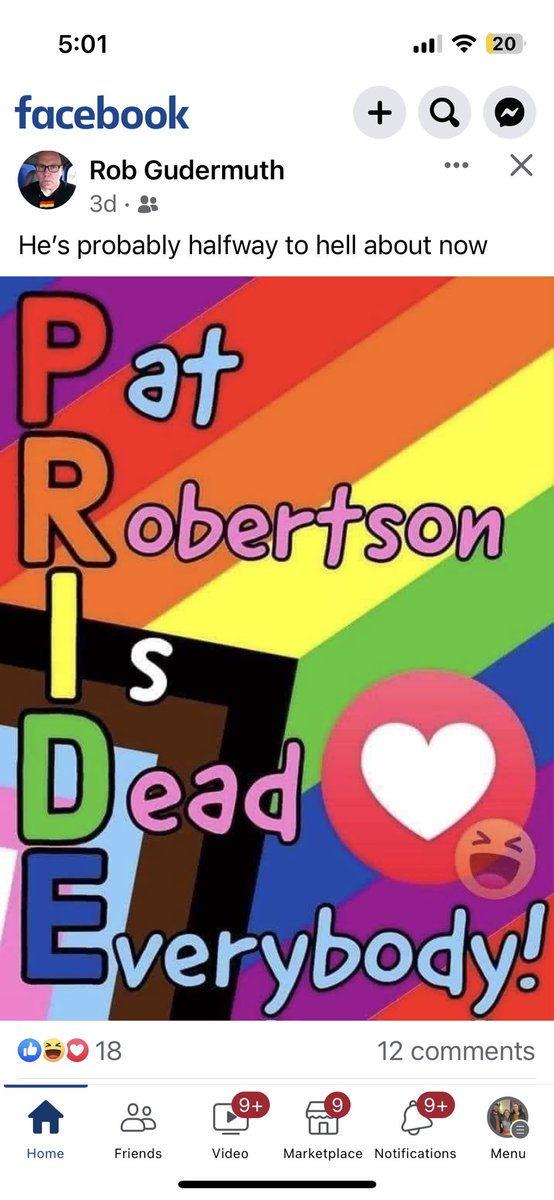 #PatRobertson  #bye #pride