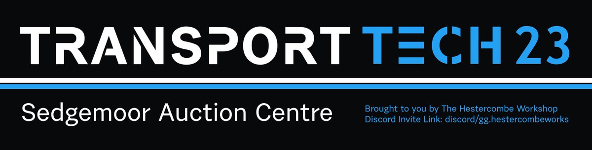Completely forgot to post this on my twitter however I will be hosting Transport Tech 2023 this year!

For more info join the HW or TT discord; (discord.gg/8cHZB2q / discord.gg/hestercombewor…) / (discord.gg/6Pq7hh7)

#transporttech #transporttech2023