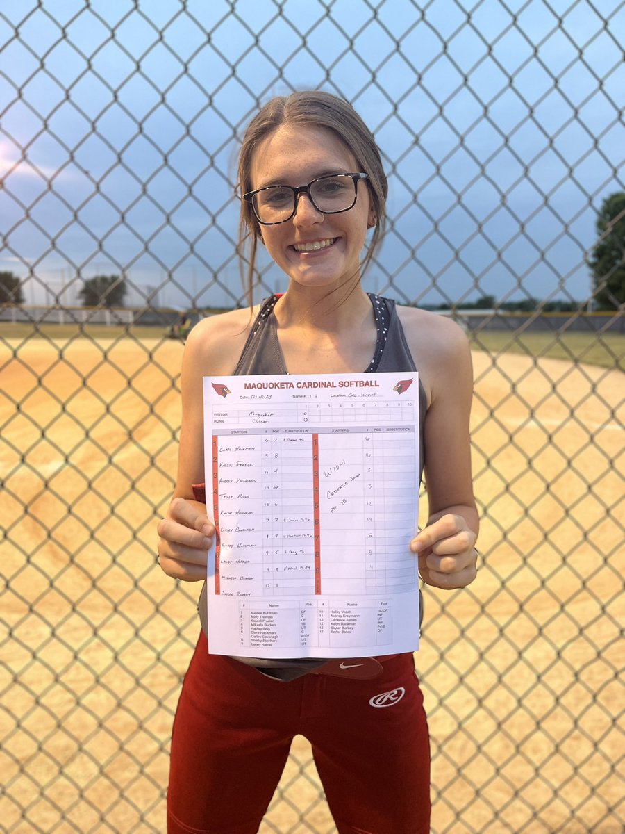 Maquoketa Softball tweet media