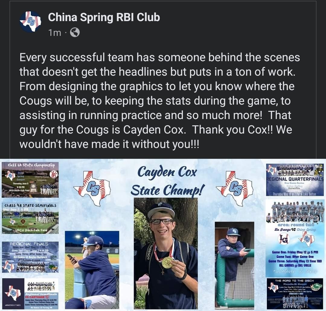China Spring High School Baseball tweet media