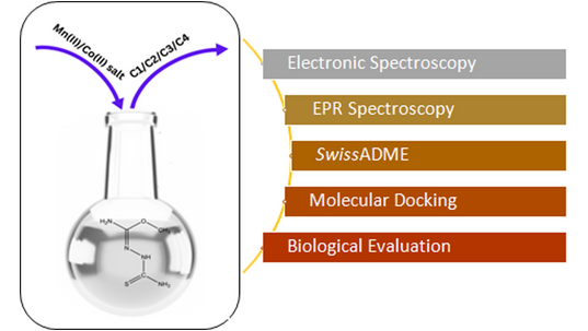 ChemBiodiv's tweet image. In Vitro, In Silico, ADME and Theoretical Analysis of Mn(II) and Co(II) Complexes Derived from Methyl-(Z)-N'-Carbamothioylcarbamohydrazonate #SchiffBase Ligand (Pallavi Jain and co-workers) onlinelibrary.wiley.com/doi/10.1002/cb…