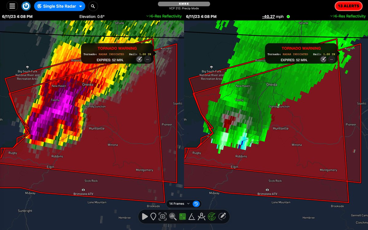 RadarOmega on Twitter "🌪️‼️Tornado Warning including Oneida TN