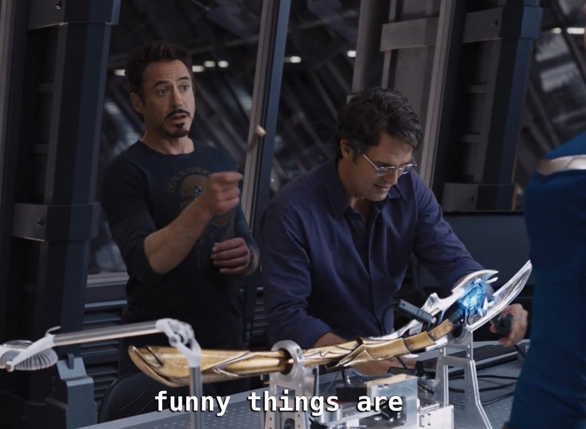 out of context tony stark tweet media