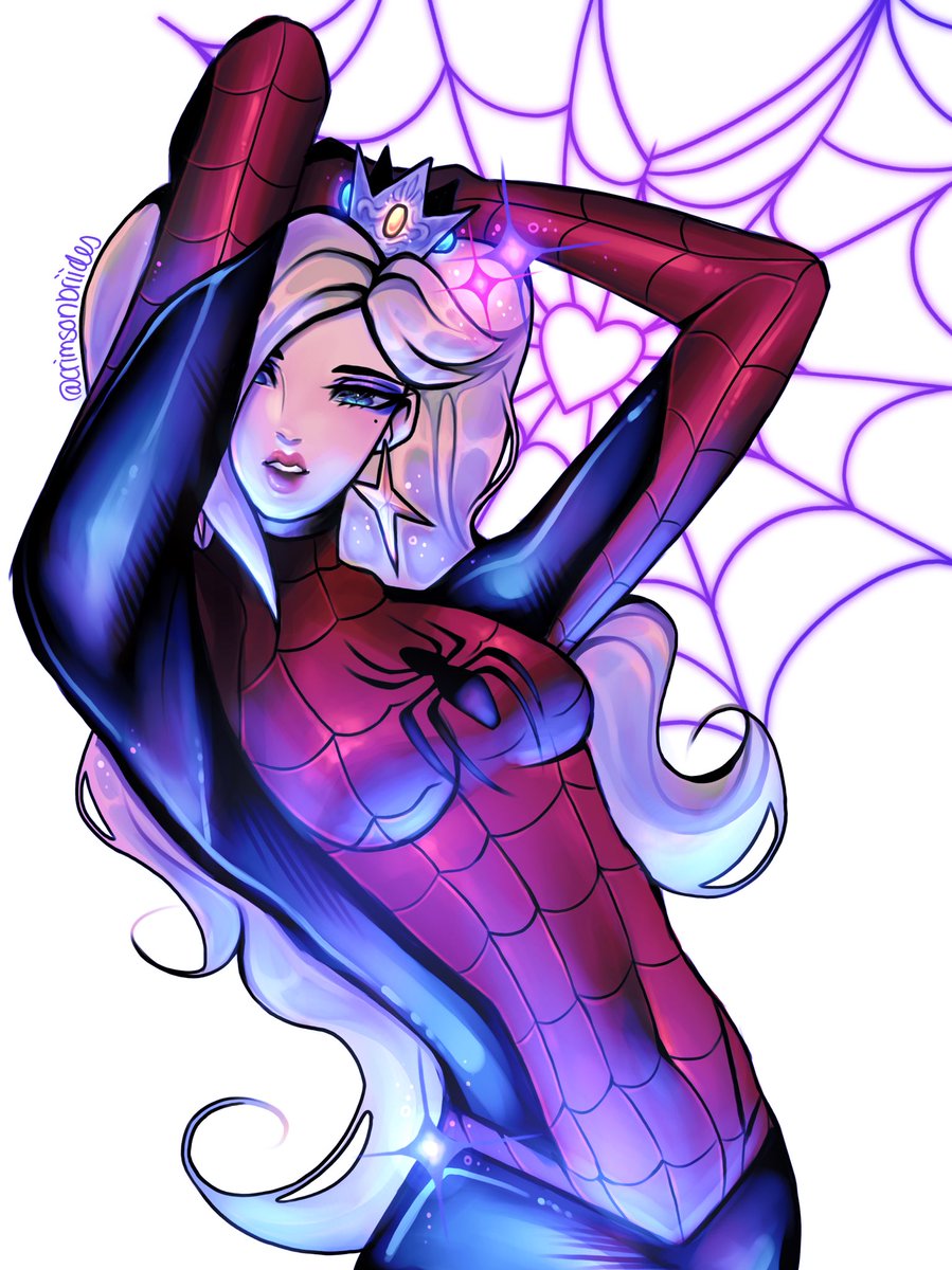 yall rockin w spiderlina? #PrincessRosalina #SuperMario #SpiderVerse #SpiderMan