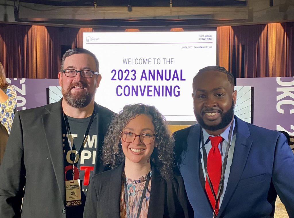 FLRightsRestore's tweet photo. Our team had a wonderful time at the The @CleanSlate_Init conference in Oklahoma this week. Big congrats to the team, New York ”Clean Slate” legislation made its way to the Governor’s desk. Once signed, over 2.5 million people will have their records cleared!

#CSIOKC23 https://t.co/VLhGklLfRB