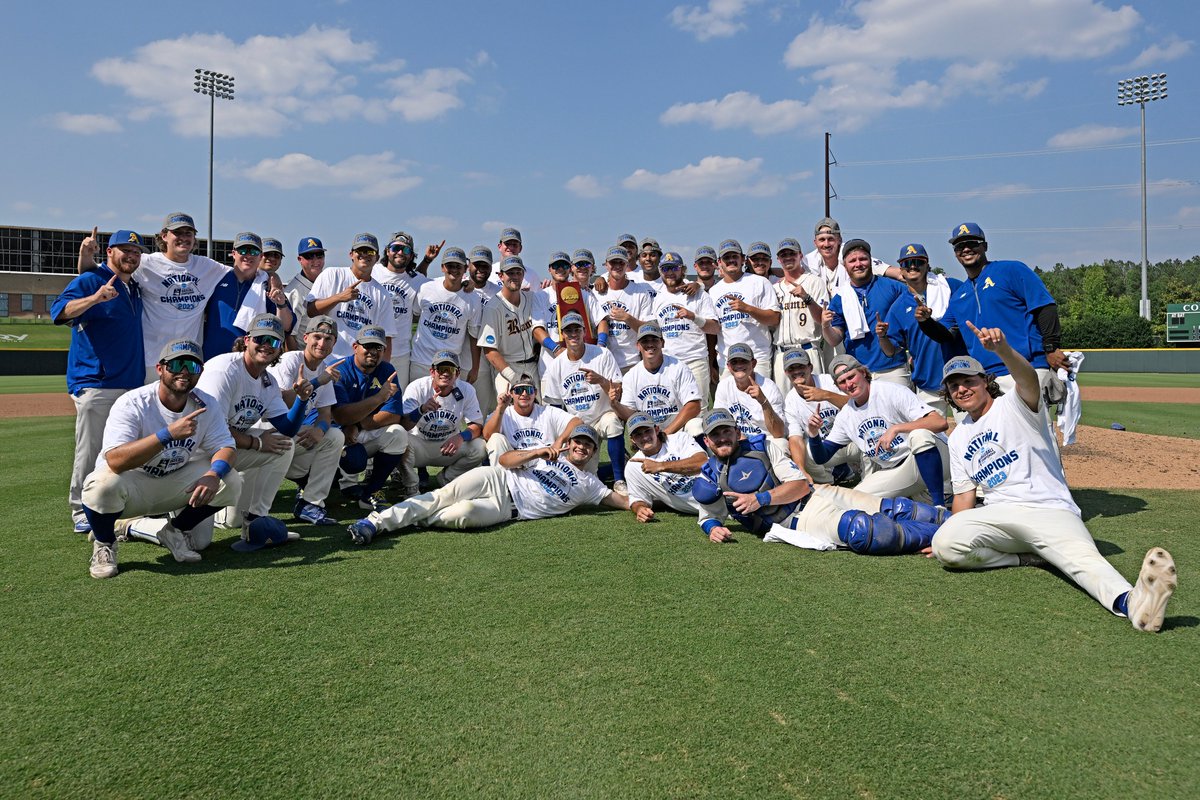 🏆 FOR THE RAMS!

@RamsASUbaseball wins its first @NCAADII baseball national championship in program history!

#D2BSB