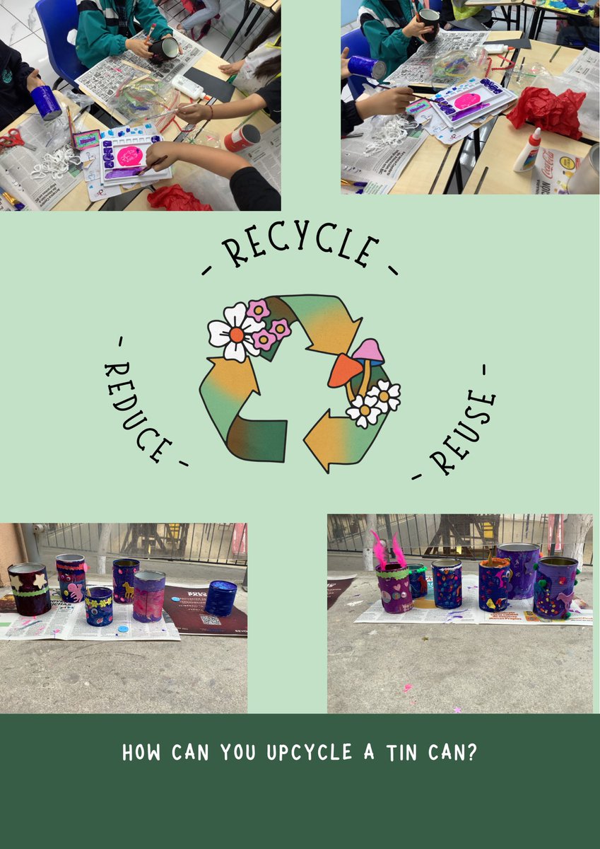 cbc_segundo's tweet photo. Process new things with trash.🌎♻️

How Can You Upcycle a Tin Can?

Amazing daughter and activity with my learners 🤩

#somosbuhos #soycalmecac #somosknotion #adsinprocess #everyonecancreate https://t.co/WRPsW8qpTG