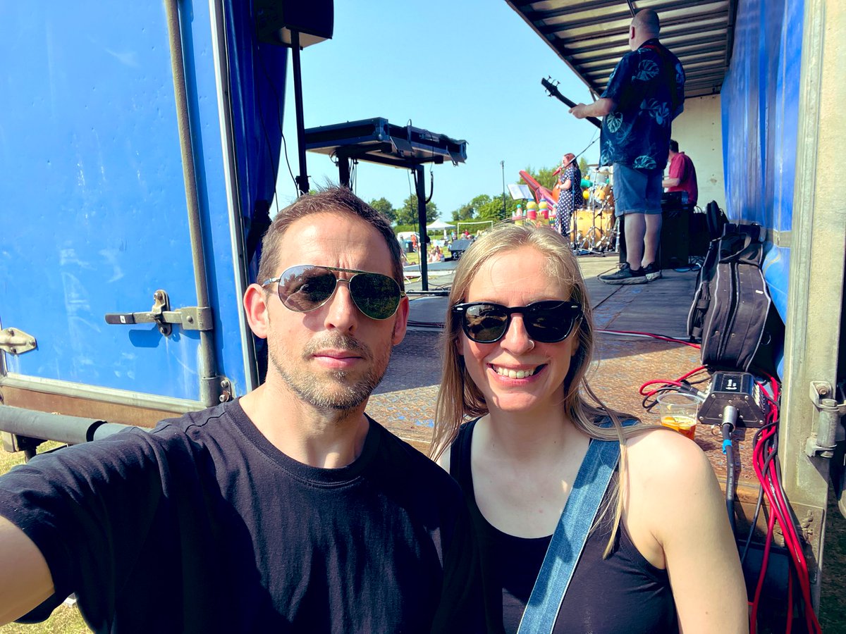 NetScalerTaylor's tweet photo. Fun in the sun at #Alne #Street #Fayre, filling the band rig gaps with #funk and #soul summer vibes. Far from the biggest crowd I’ve ever played but that was a joy. Thanks to all all who came along🙏🙌🌞 https://t.co/zX8vNy3A5d