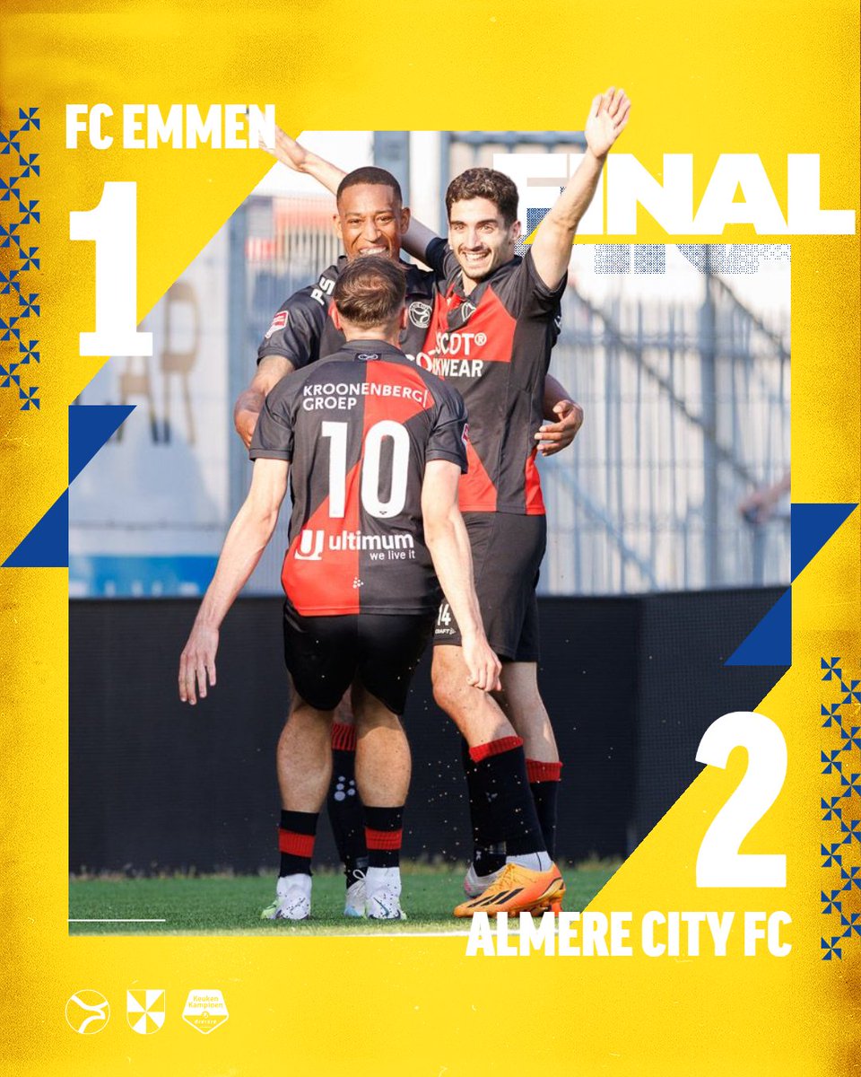 AlmereCityFC's tweet photo. 𝑨𝑨𝑵 𝑫𝑬 𝑶𝑼𝑫𝑬 𝑴𝑬𝑬𝑹𝑫𝑰𝑱𝑲!

Het is gedaan! WE ARE GOING UP!!!! ÀLLY PROMOVEERT! 

We gaan omhoog! Het plan betaalt zich uit, Almere City FC zit in de Eredivisie! 

#emmalm https://t.co/t4ETMOtfVi